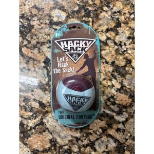 Hacky Sack By PlayMonster The Original Footbag Aqua & Maroon - SHIPS FAST
